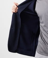 MNKGF73300 MICHEL KLEIN HOMME(ミッシェルクラン オム) ショールカラーウェーブカーディガン ネイビー