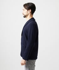 MNKGF73300 MICHEL KLEIN HOMME(ミッシェルクラン オム) ショールカラーウェーブカーディガン ネイビー