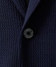 MNKGF73300 MICHEL KLEIN HOMME(ミッシェルクラン オム) ショールカラーウェーブカーディガン ネイビー