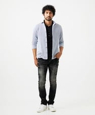 MNKIC62170 MICHEL KLEIN HOMME(ミッシェルクラン オム) ヘンリーネック半袖カットソー ブラック