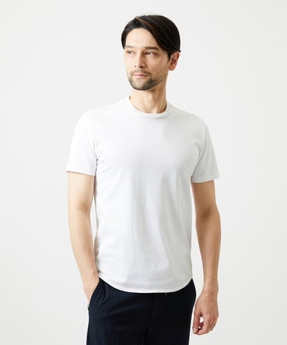 MNKIF50150 MICHEL KLEIN HOMME ドライクルーネック半袖カットソー