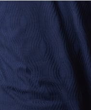 MNKIF53150 MICHEL KLEIN HOMME(ミッシェルクラン オム) 《日本製》スモーク柄キーネック半袖カットソー ネイビー