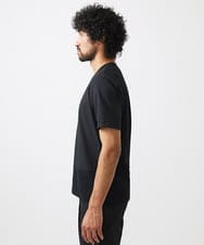 MNKJC63150 MICHEL KLEIN HOMME(ミッシェルクラン オム) 【セットアップ】切り替えクルーネック半袖カットソー ブラック