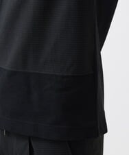 MNKJC63150 MICHEL KLEIN HOMME(ミッシェルクラン オム) 【セットアップ】切り替えクルーネック半袖カットソー ブラック