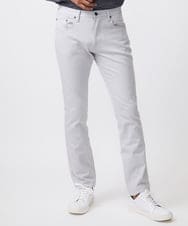 MNLAD50170 MICHEL KLEIN HOMME(ミッシェルクラン オム) 【撥水】プレビアシャンブレー5ポケットパンツ ライトグレー