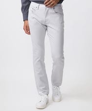 MNLAD50170 MICHEL KLEIN HOMME(ミッシェルクラン オム) 【撥水】プレビアシャンブレー5ポケットパンツ ライトグレー