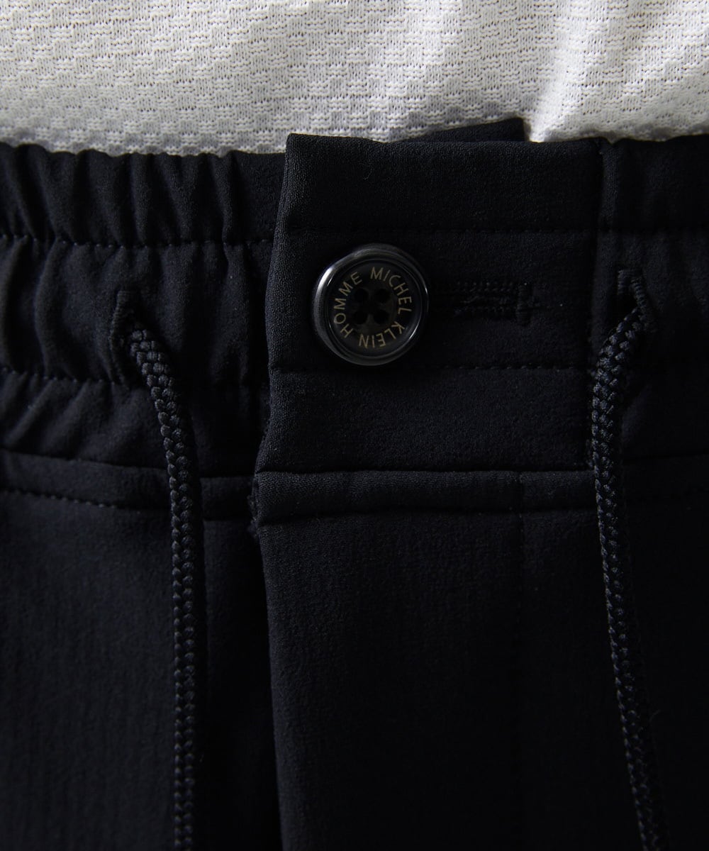 MNLAD56290 MICHEL KLEIN HOMME(ミッシェルクラン オム) 【セットアップ】【撥水】ジョガーパンツ ブラック