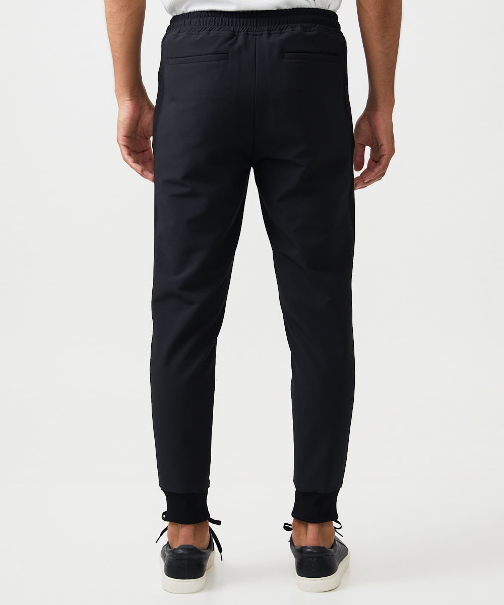 MNLAD56290 MICHEL KLEIN HOMME(ミッシェルクラン オム) 【セットアップ】【撥水】ジョガーパンツ ブラック