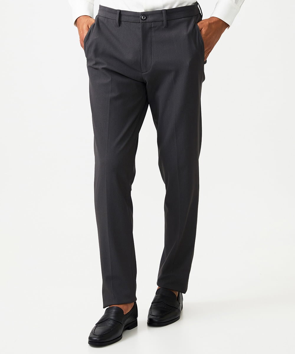 MNLAF03200 MICHEL KLEIN HOMME(ミッシェルクラン オム) 【セットアップ】スラックスパンツ グレー