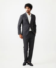 MNLAF03200 MICHEL KLEIN HOMME(ミッシェルクラン オム) 【セットアップ】スラックスパンツ グレー