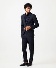 MNLAF03200 MICHEL KLEIN HOMME(ミッシェルクラン オム) 【セットアップ】スラックスパンツ ネイビー