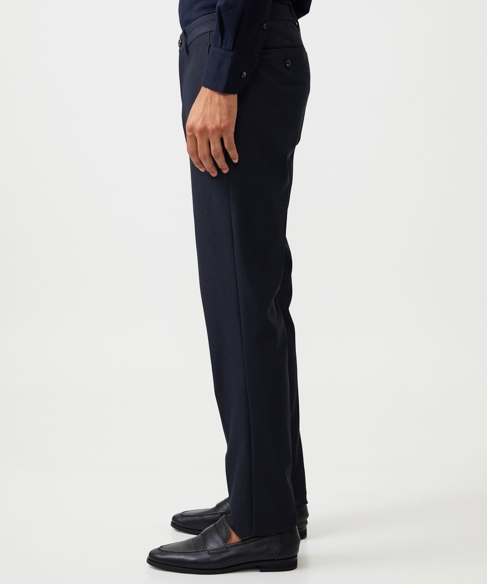 MNLAF03200 MICHEL KLEIN HOMME(ミッシェルクラン オム) 【セットアップ】スラックスパンツ ネイビー