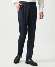 MNLAG03230 MICHEL KLEIN HOMME(ミッシェルクラン オム) 【セットアップ】オックスストレッチスラックスパンツ ネイビー