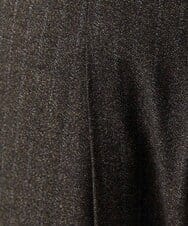 MNLAI53270 MICHEL KLEIN HOMME(ミッシェルクラン オム) 【セットアップ】ストライプ柄ウールコットンスラックスパンツ ブラウン