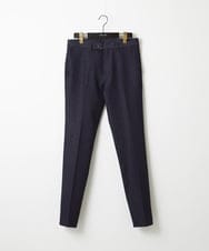 MNLAI55210 MICHEL KLEIN HOMME(ミッシェルクラン オム) 【撥水】プレビアシャンブレースラックスパンツ ネイビー