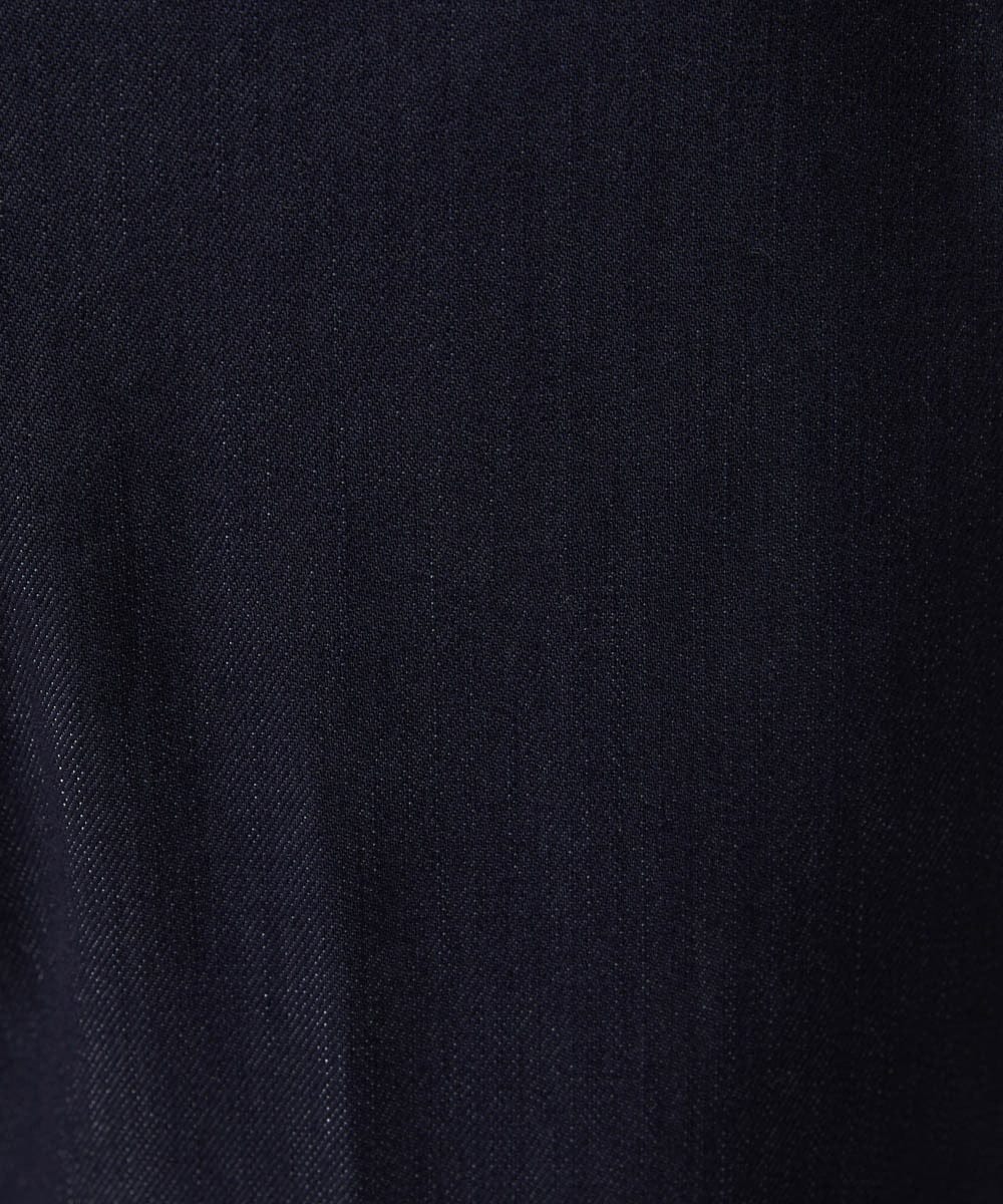 MNLAI55210 MICHEL KLEIN HOMME(ミッシェルクラン オム) 【撥水】プレビアシャンブレースラックスパンツ ネイビー