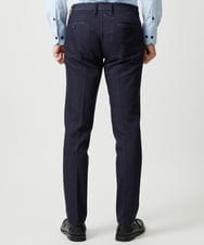 MNLAI55210 MICHEL KLEIN HOMME(ミッシェルクラン オム) 【撥水】プレビアシャンブレースラックスパンツ ネイビー