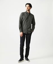 MNLAI55210 MICHEL KLEIN HOMME(ミッシェルクラン オム) 【撥水】プレビアシャンブレースラックスパンツ ブラック