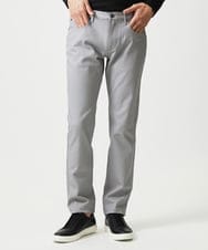 MNLAI61230 MICHEL KLEIN HOMME(ミッシェルクラン オム) 【撥水】プレビアヘリンボン5ポケットパンツ ライトグレー