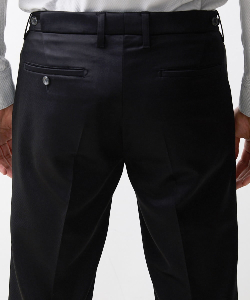 MNLAV80250 MICHEL KLEIN HOMME(ミッシェルクラン オム) フォーマルブラックスラックスパンツ ブラック