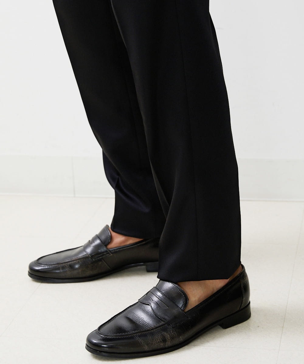 MNLAV80250 MICHEL KLEIN HOMME(ミッシェルクラン オム) フォーマルブラックスラックスパンツ ブラック