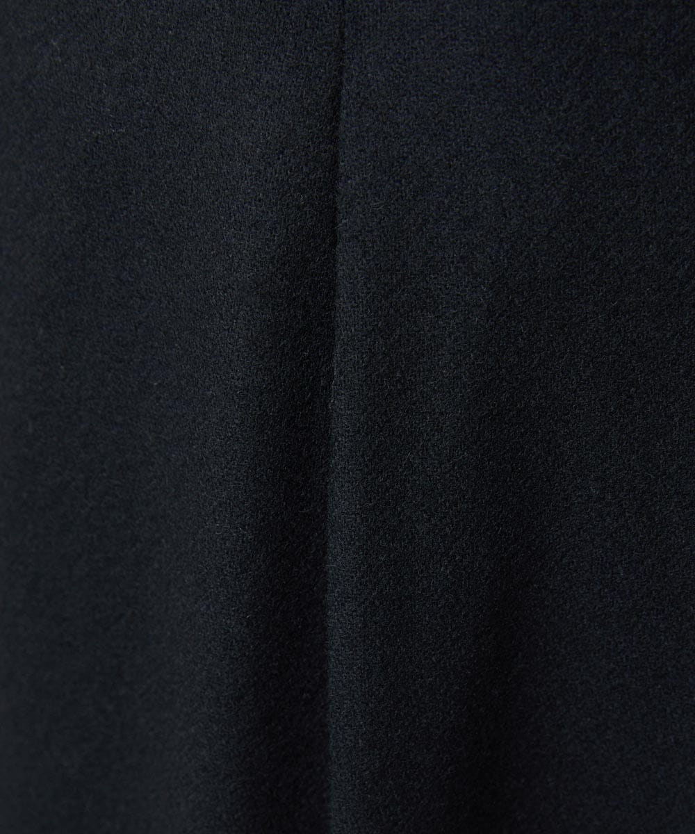 MNLCG60290 MICHEL KLEIN HOMME(ミッシェルクラン オム) ウールワイドスラックスパンツ ブラック