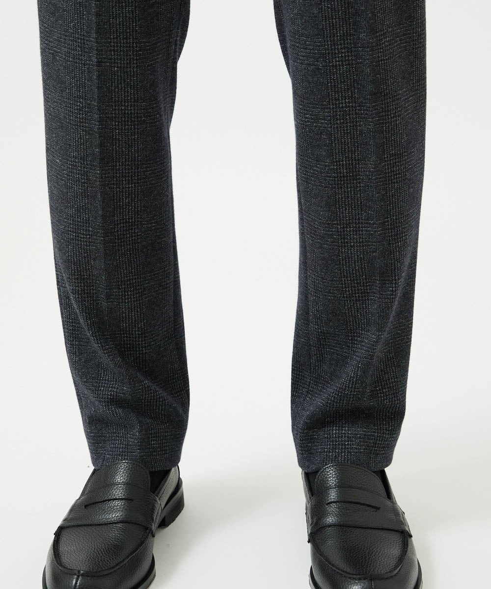 MNLCI06290 MICHEL KLEIN HOMME(ミッシェルクラン オム) 【セットアップ】グレンチェック柄スラックスパンツ ダークグレー