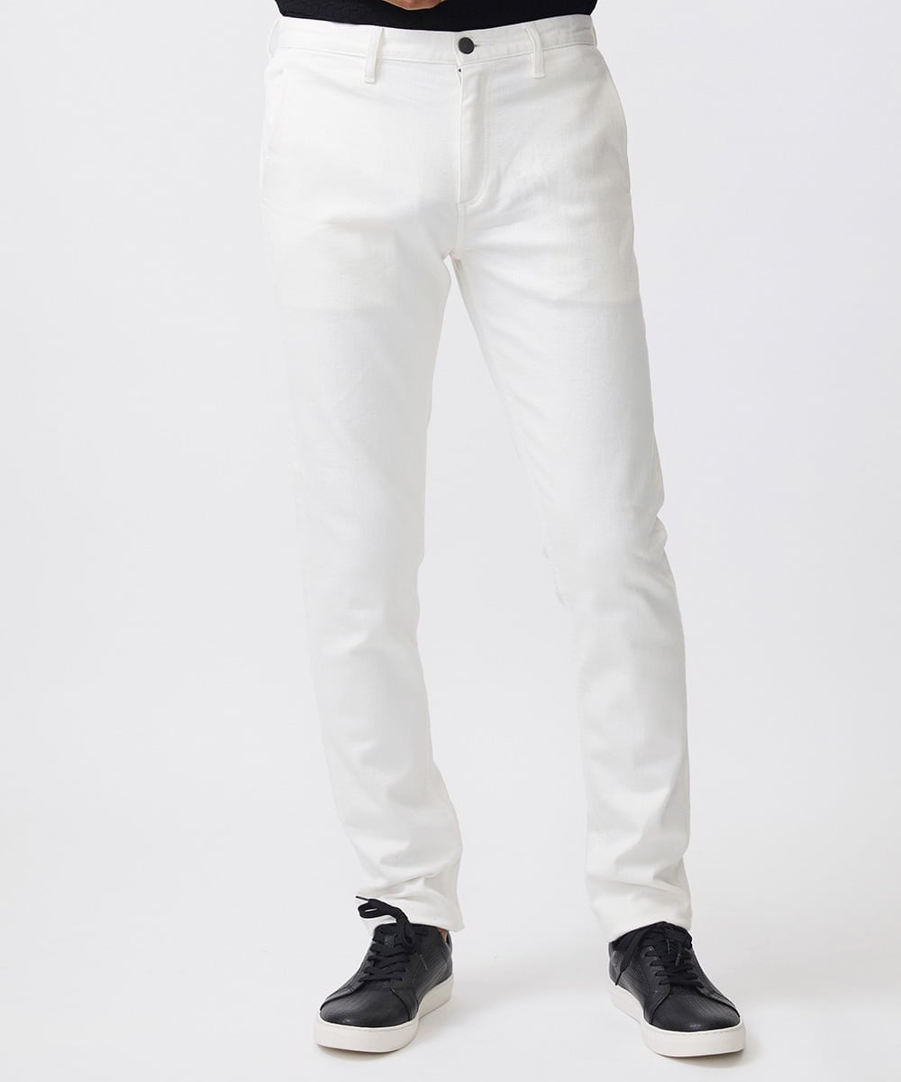 MNLDA53360 MICHEL KLEIN HOMME(ミッシェルクラン オム) 《日本製》ホワイトデニムパンツ ホワイト