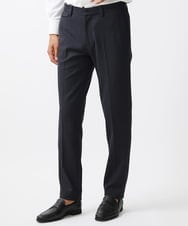 MNLDC09230 MICHEL KLEIN HOMME(ミッシェルクラン オム) ツイード調ストレッチスラックスパンツ セットアップ ネイビー