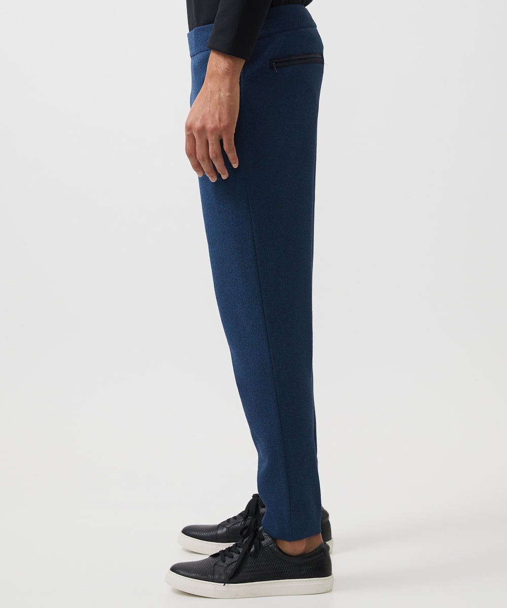 MNLDC52200 MICHEL KLEIN HOMME(ミッシェルクラン オム) 【セットアップ】ニットトラックパンツ ブルー