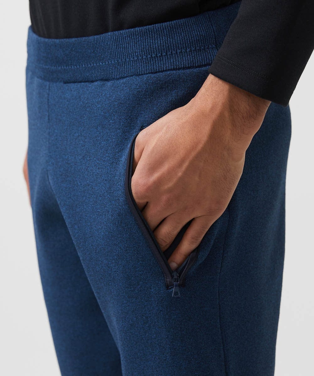 MNLDC52200 MICHEL KLEIN HOMME(ミッシェルクラン オム) 【セットアップ】ニットトラックパンツ ブルー