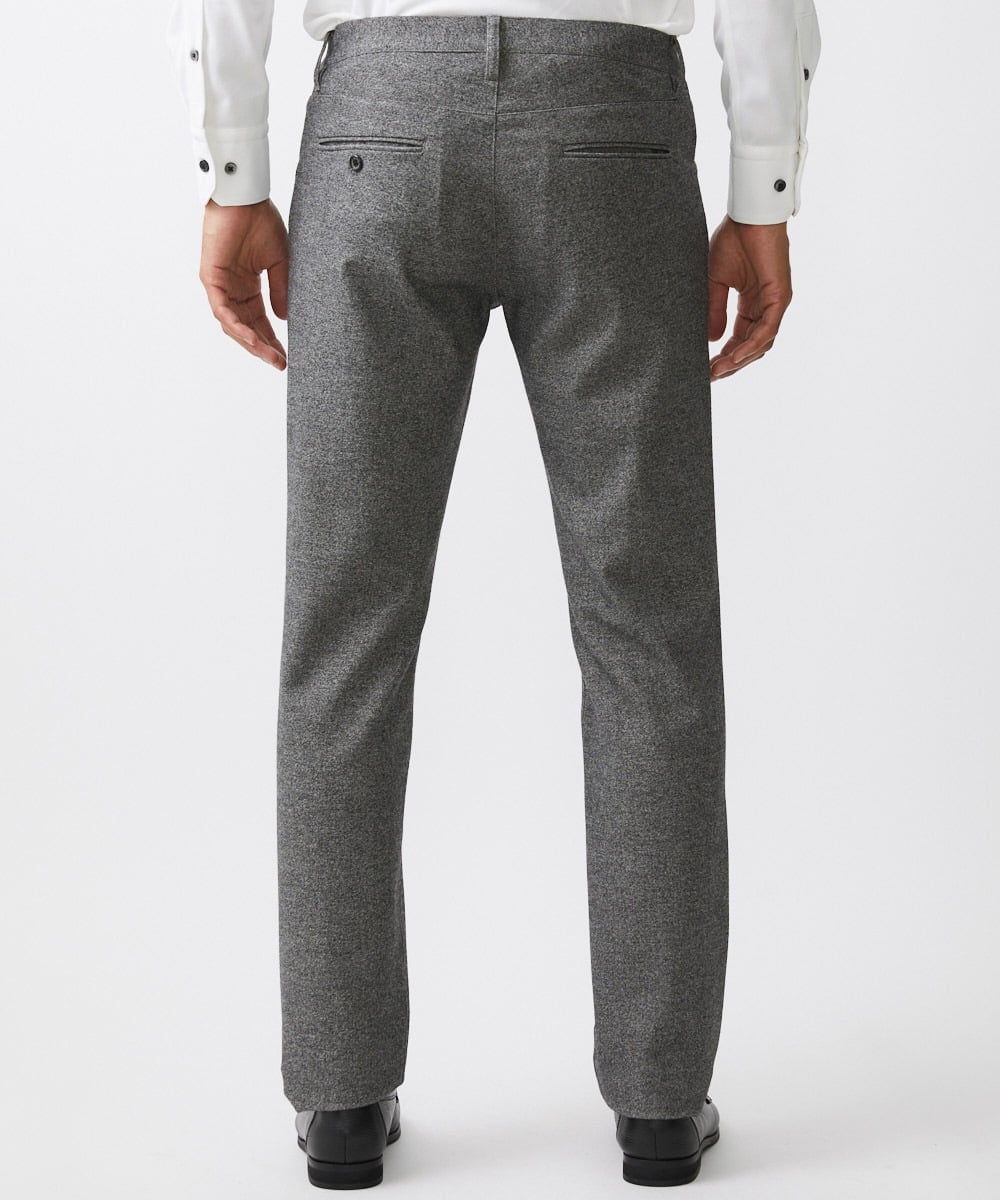 MNLDC58200 MICHEL KLEIN HOMME(ミッシェルクラン オム) ツイード調ストレッチ5ポケットパンツ セットアップ グレー