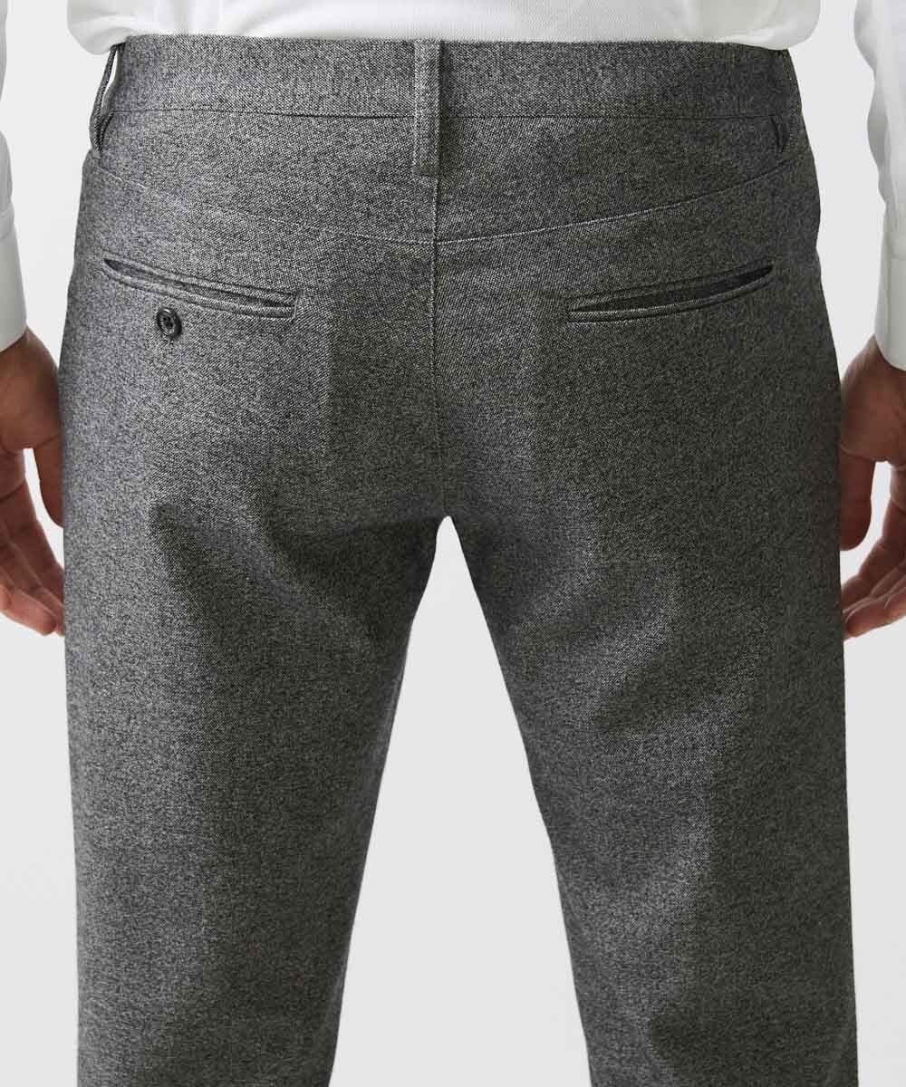 MNLDC58200 MICHEL KLEIN HOMME(ミッシェルクラン オム) ツイード調ストレッチ5ポケットパンツ セットアップ グレー