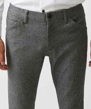 MNLDC58200 MICHEL KLEIN HOMME(ミッシェルクラン オム) ツイード調ストレッチ5ポケットパンツ セットアップ グレー