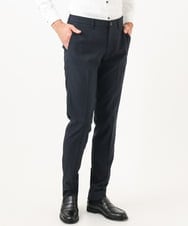 MNLDD01230 MICHEL KLEIN HOMME(ミッシェルクラン オム) 【セットアップ】3ピース対応スラックスパンツ ネイビー