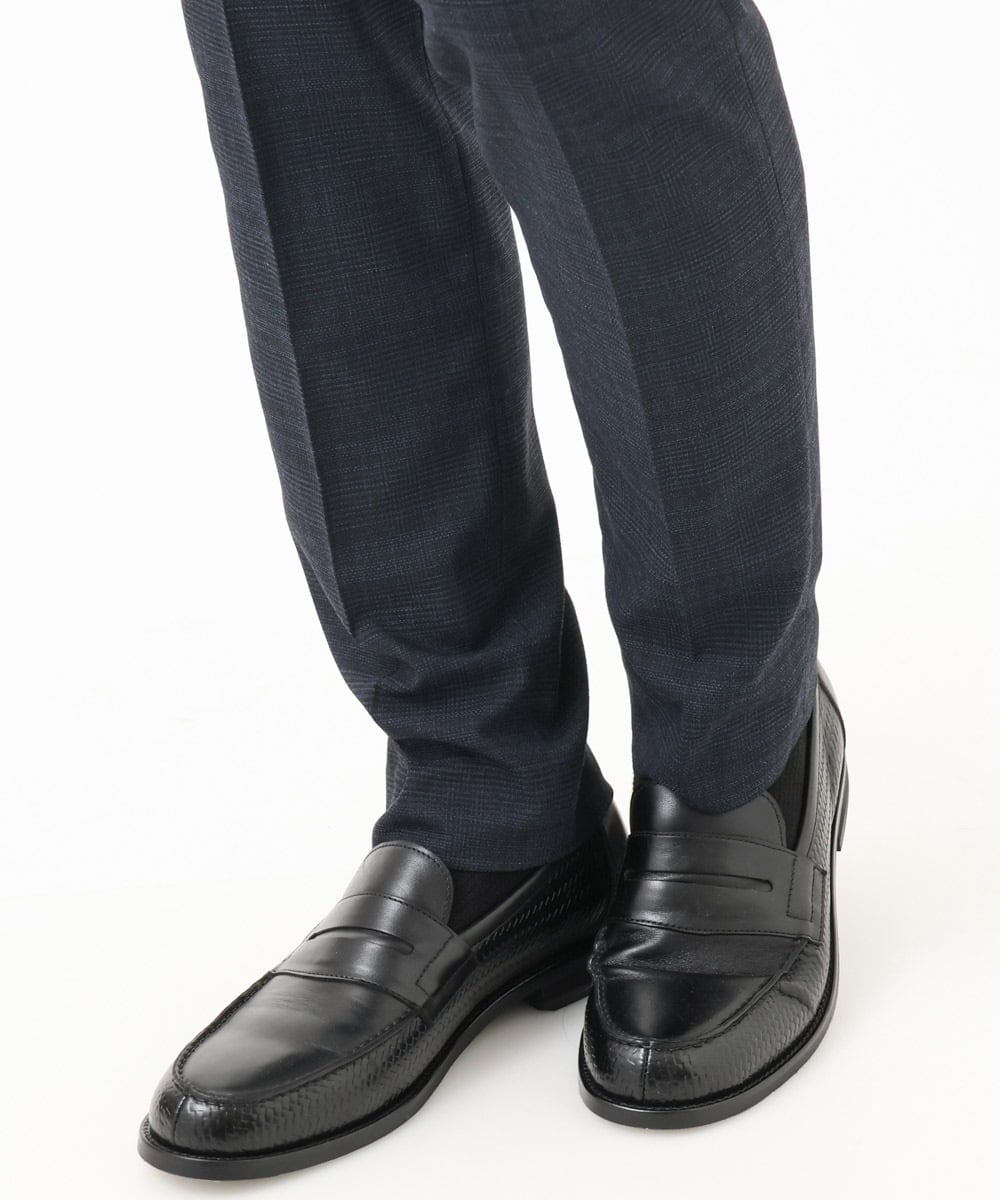 MNLDD01230 MICHEL KLEIN HOMME(ミッシェルクラン オム) 【セットアップ】3ピース対応スラックスパンツ ネイビー