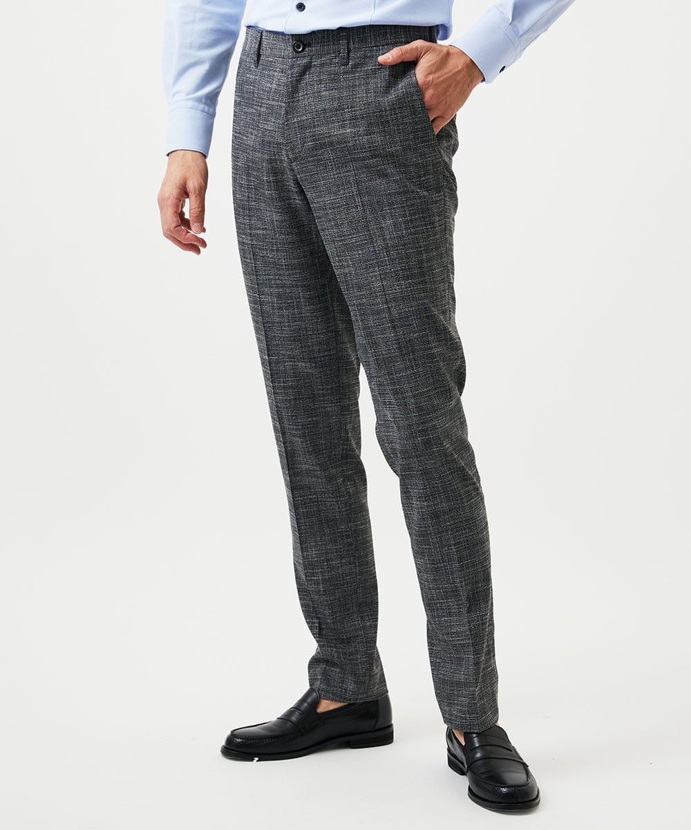 MNLDD01230 MICHEL KLEIN HOMME(ミッシェルクラン オム) 【セットアップ】3ピース対応スラックスパンツ グレー