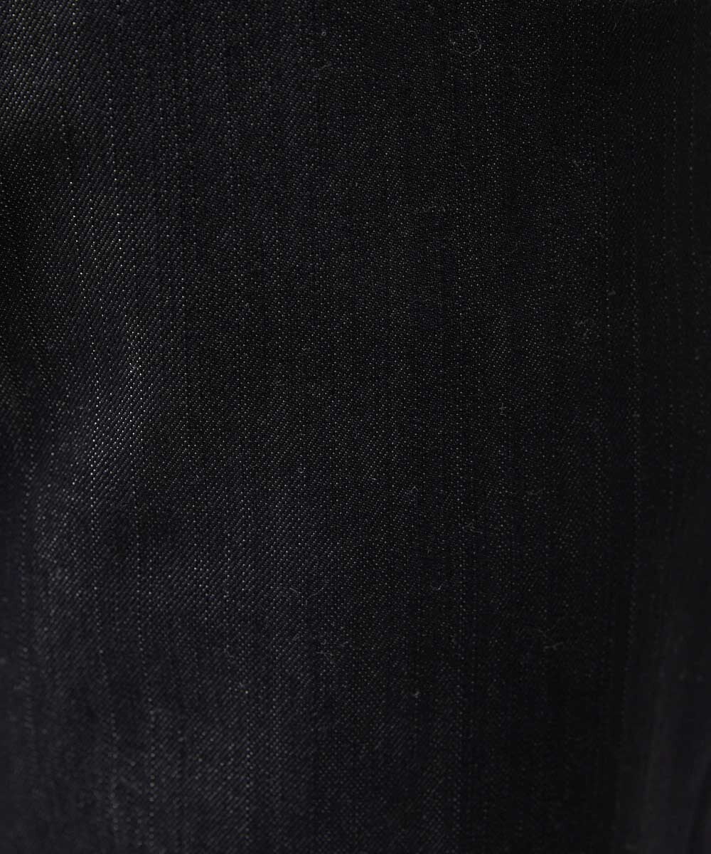 MNLDD50170 MICHEL KLEIN HOMME(ミッシェルクラン オム) 【撥水】プレビアシャンブレー5ポケットパンツ ブラック