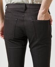 MNLDE50170 MICHEL KLEIN HOMME(ミッシェルクラン オム) 【撥水】プレビアシャンブレー5ポケットパンツ ブラウン