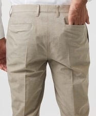 MNLGC55250 MICHEL KLEIN HOMME(ミッシェルクラン オム) 【セットアップ】メッシュスラックスパンツ ベージュ
