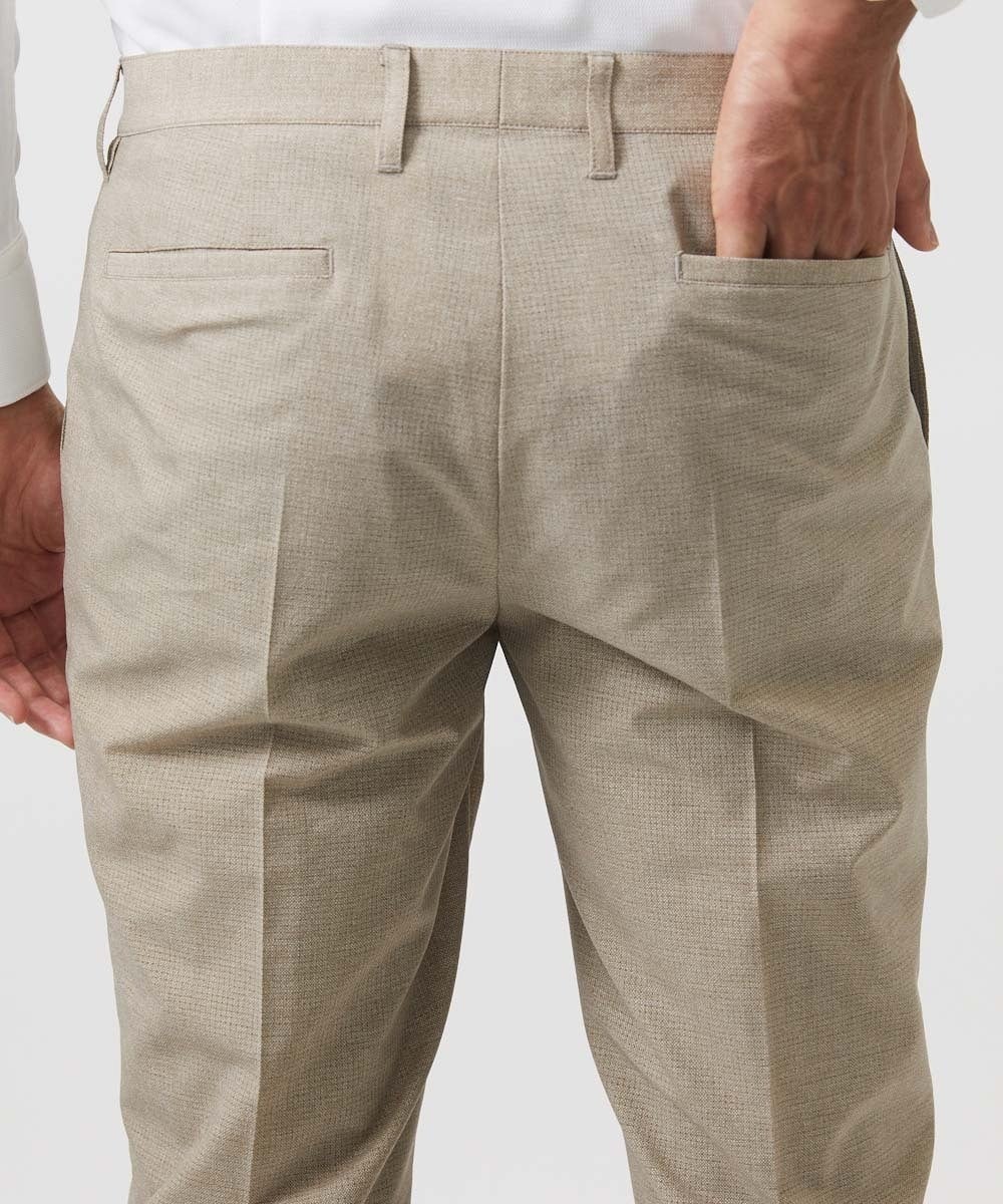 MNLGC55250 MICHEL KLEIN HOMME(ミッシェルクラン オム) 【セットアップ】メッシュスラックスパンツ ベージュ