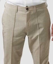 MNLGC55250 MICHEL KLEIN HOMME(ミッシェルクラン オム) 【セットアップ】メッシュスラックスパンツ ベージュ