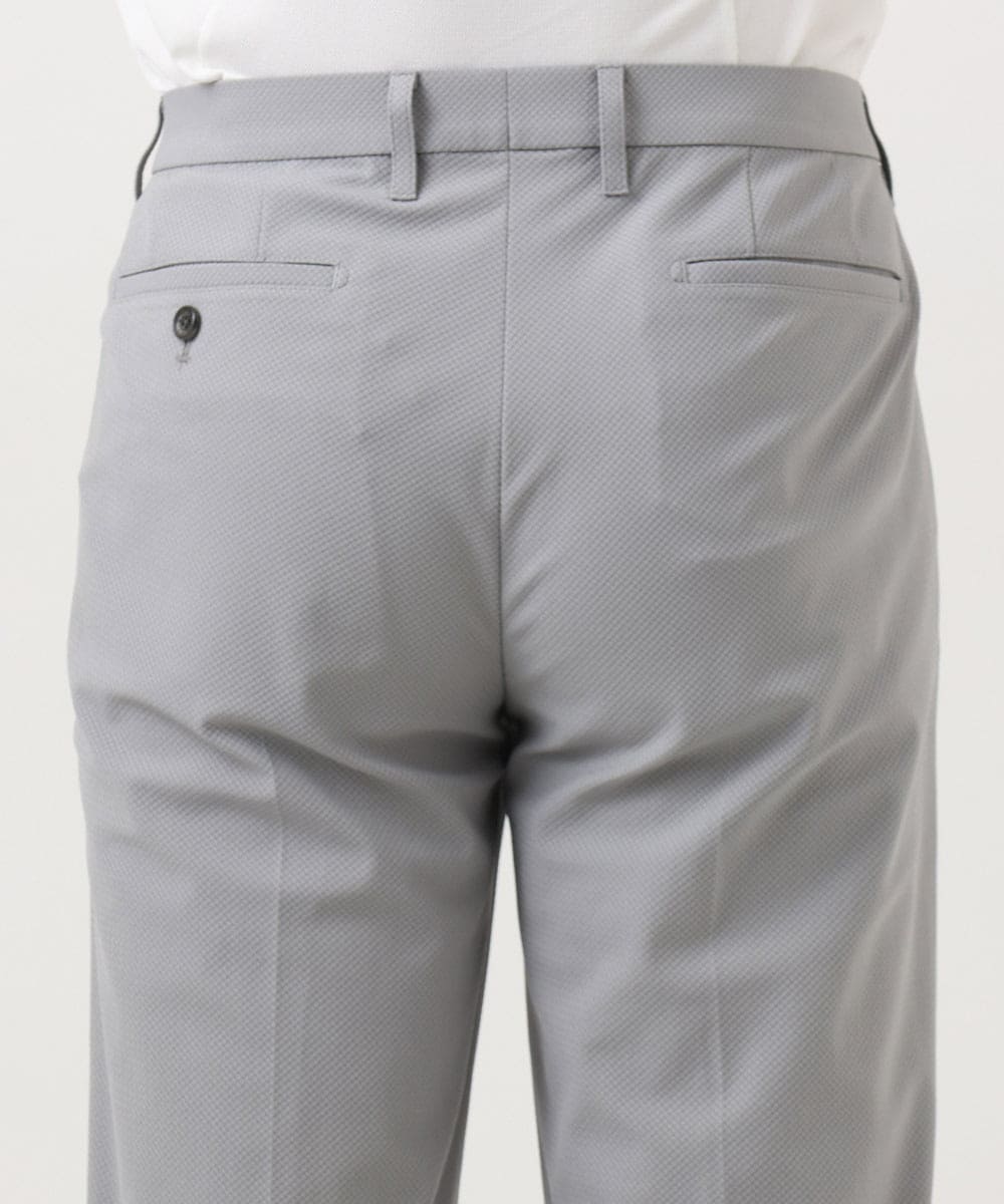 MNLGD03230 MICHEL KLEIN HOMME(ミッシェルクラン オム) 【セットアップ】コットンライクストレッチスラックスパンツ グレー