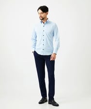 MNLGD55200 MICHEL KLEIN HOMME(ミッシェルクラン オム) 【セットアップ】メッシュテーラードスラックスパンツ ネイビー