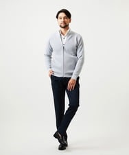 MNLGD62230 MICHEL KLEIN HOMME(ミッシェルクラン オム) 4wayストレッチスラックスパンツ ネイビー