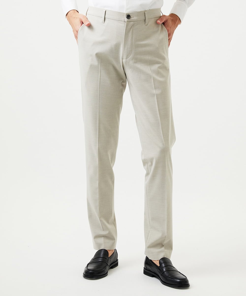 MNLGD62230 MICHEL KLEIN HOMME(ミッシェルクラン オム) 4wayストレッチスラックスパンツ ベージュ