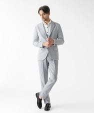MNLGF56250 MICHEL KLEIN HOMME(ミッシェルクラン オム) 【セットアップ】ストレッチスラックスパンツ グレー