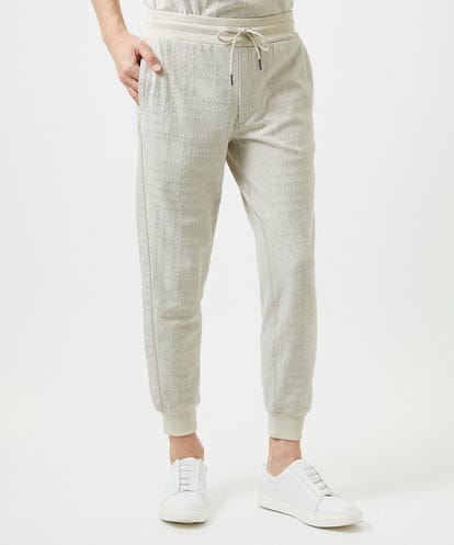 MNLGF58230 MICHEL KLEIN HOMME 【セットアップ】ジャカードリラックスパンツ