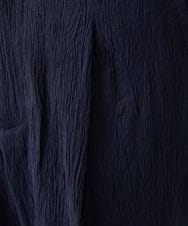 MNLGF72250 MICHEL KLEIN HOMME(ミッシェルクラン オム) 楊柳ワイドスラックスパンツ ネイビー