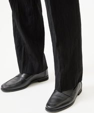 MNLGF72250 MICHEL KLEIN HOMME(ミッシェルクラン オム) 楊柳ワイドスラックスパンツ ブラック